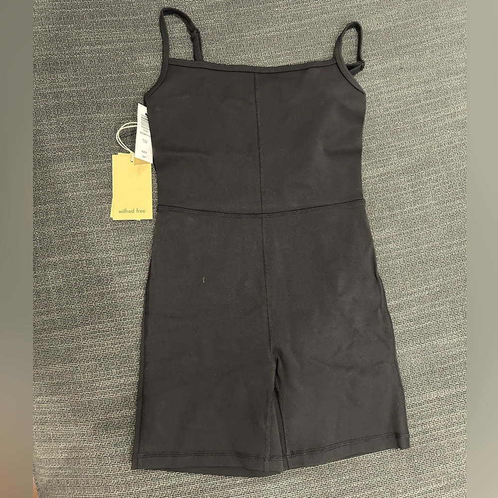 Aritzia black divinity romper
